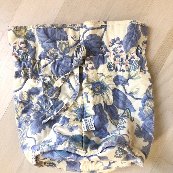 Olivier Desforges France Quilted Fabric Pocket Bag with interior pockets - Picture 4 of 11